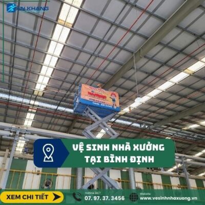 vệ sinh nhà xưởng tại bình định