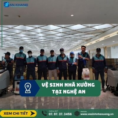 vệ sinh nhà xưởng tại nghệ an